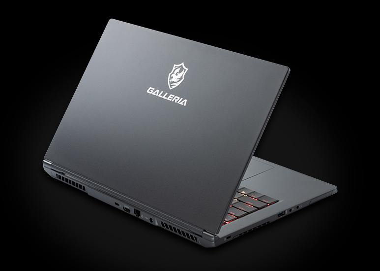 海外花系 galleria GCR2070RGF-QC ガンメタリックモデル - ノートPC
