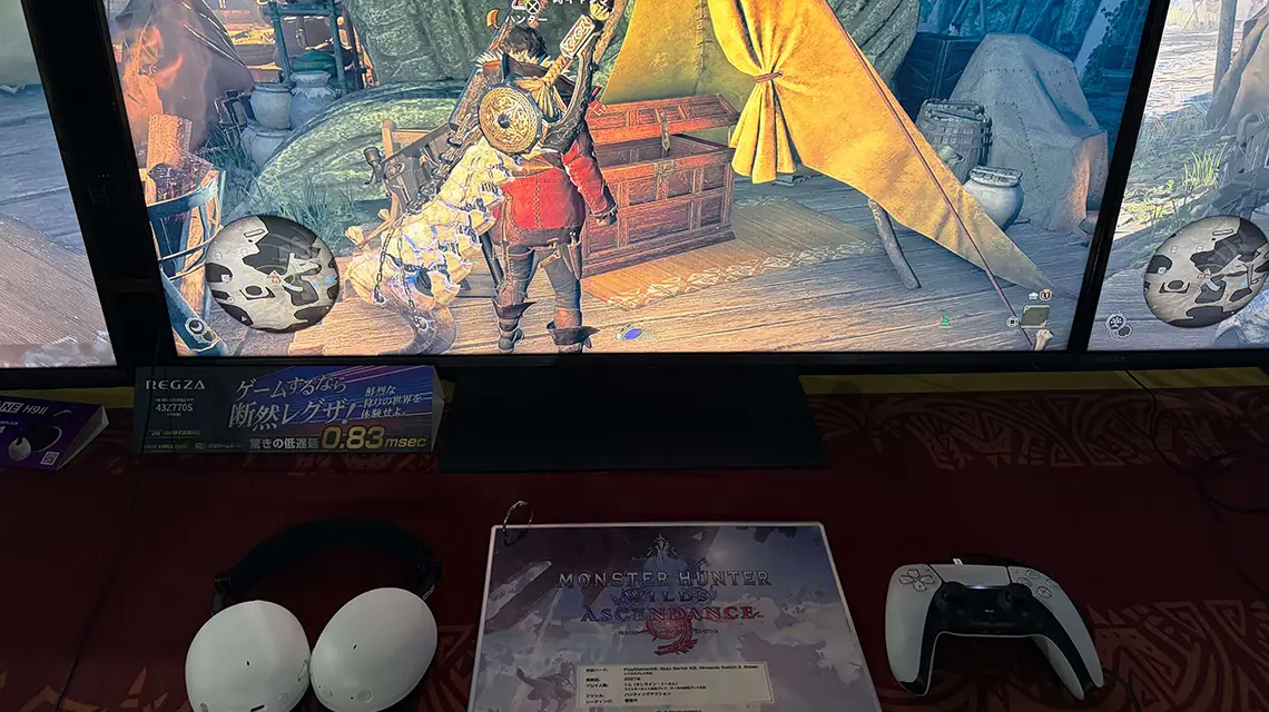 『モンスターハンターワイルズ:アセンダンス』試遊の様子(1)