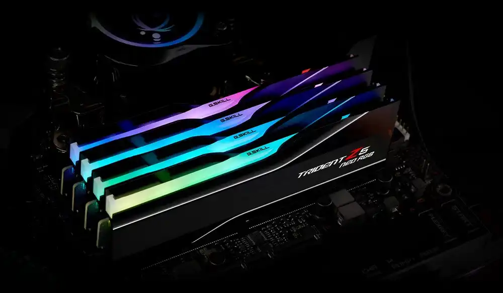 G.SKILL F5-6000J3238F16GX2-TZ5NR (DDR5 PC5-48000 16GB 2枚組)_合理化された「RGB ライトバー」