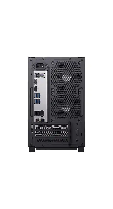 GALLERIA CXケース (Mini-ITX) ブラック 背面
