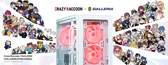 Crazy Raccoonコラボモデル
