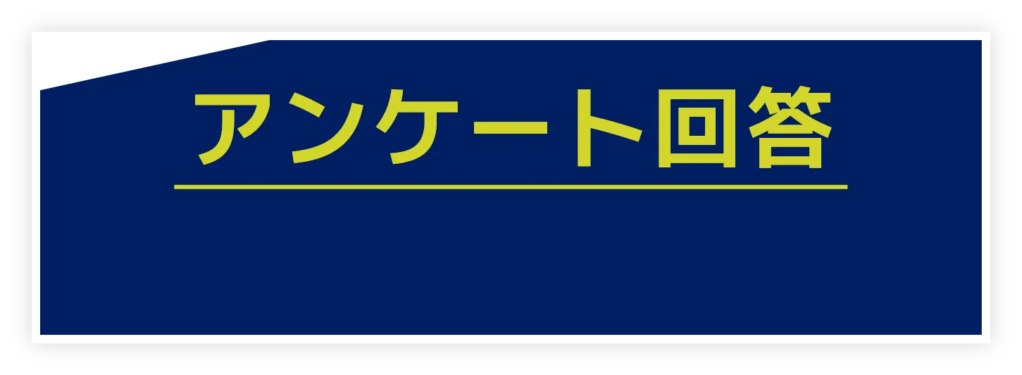 アンケート回答