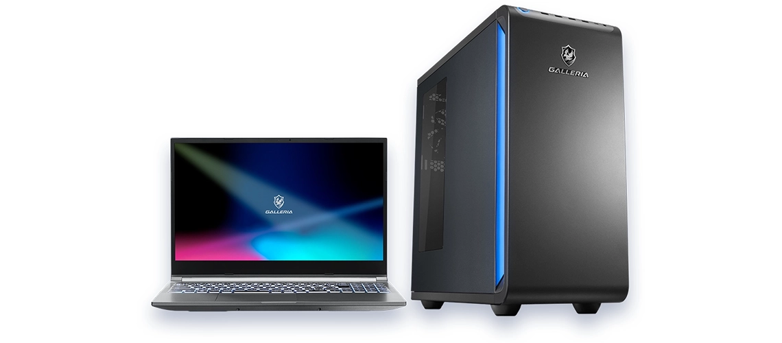 ガレリアのデスクトップPCとノートPC