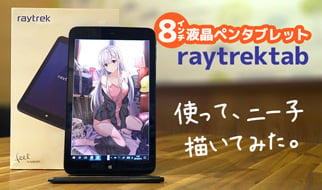 レイトレックタブ　raytrektab DG-D08IWP 白