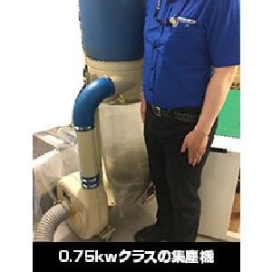 0.75kwクラスの集塵機