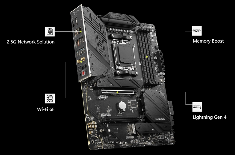 MSI MAG B650 TOMAHAWK WIFI (B650 AM5 ATX)_高速伝送