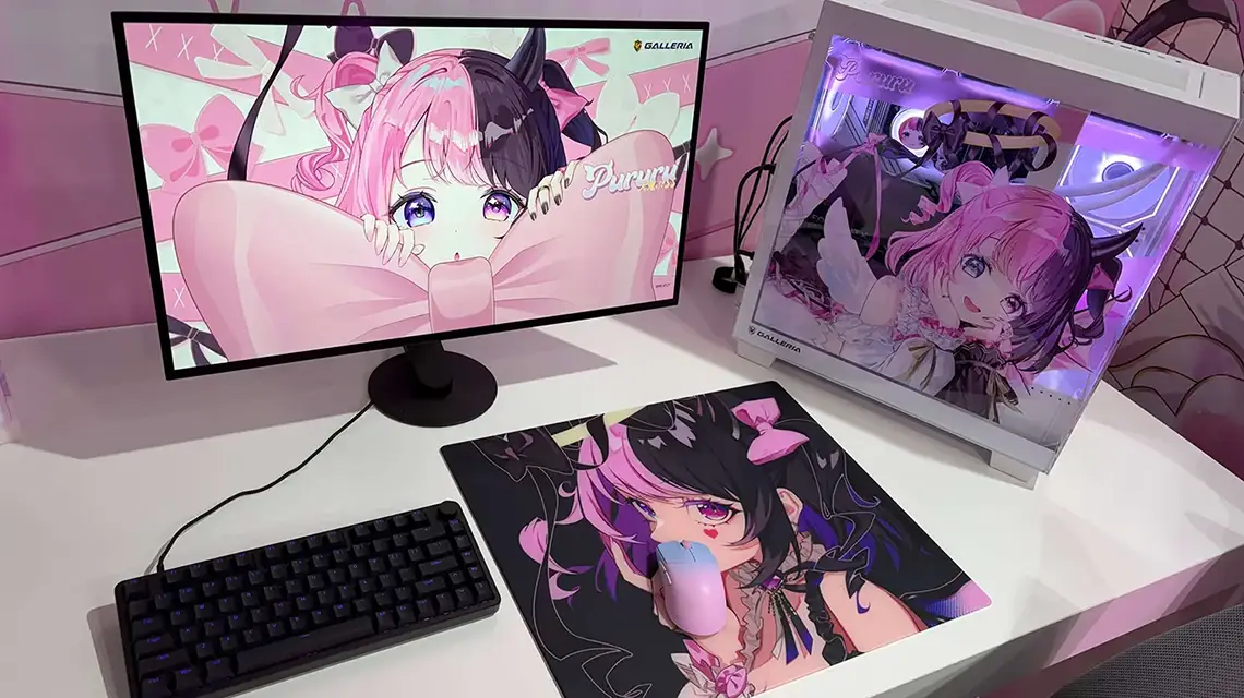 GALLERIAブースに展示された最新モデル・コラボPC(2)
