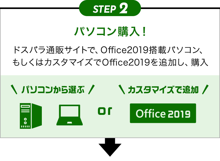 STEP2 パソコン購入！