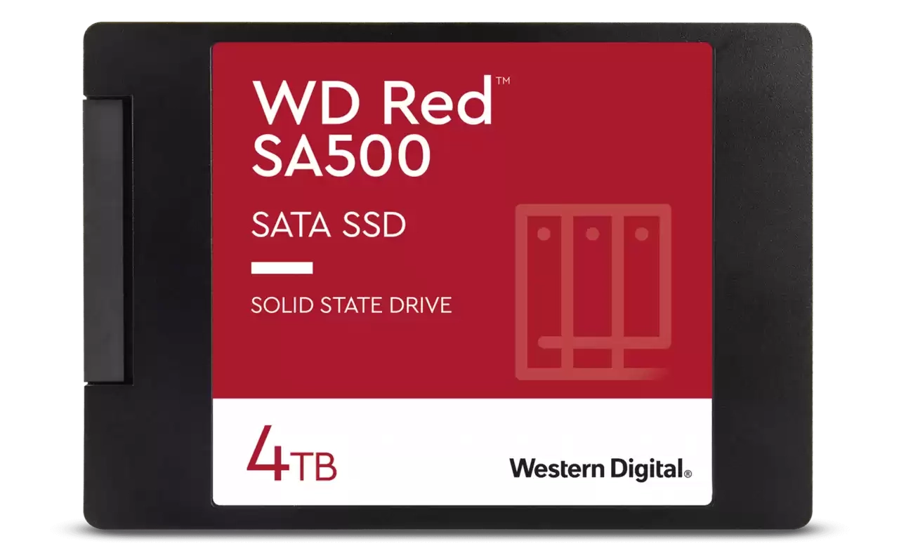 Western Digital WD Red SA500 WDS400T2R0A (4TB)_RedのパワーをSSDに投入
