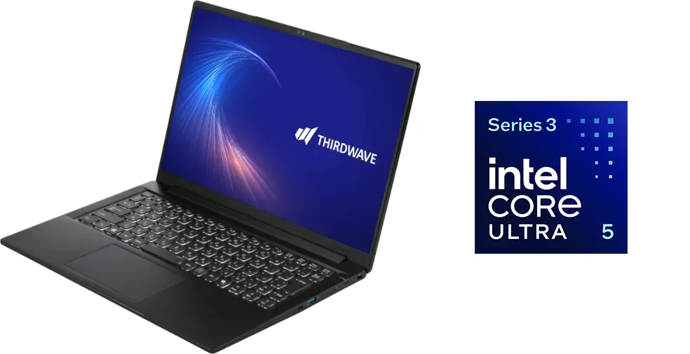 THIRDWAVEブランド高性能AIノートPC
