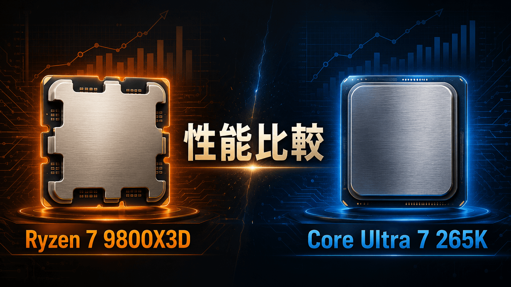「Ryzen 9000シリーズ」と「Intel Core Ultra 200Sシリーズ」の性能比較｜ゲーミングPCではどっちを選ぶべき？