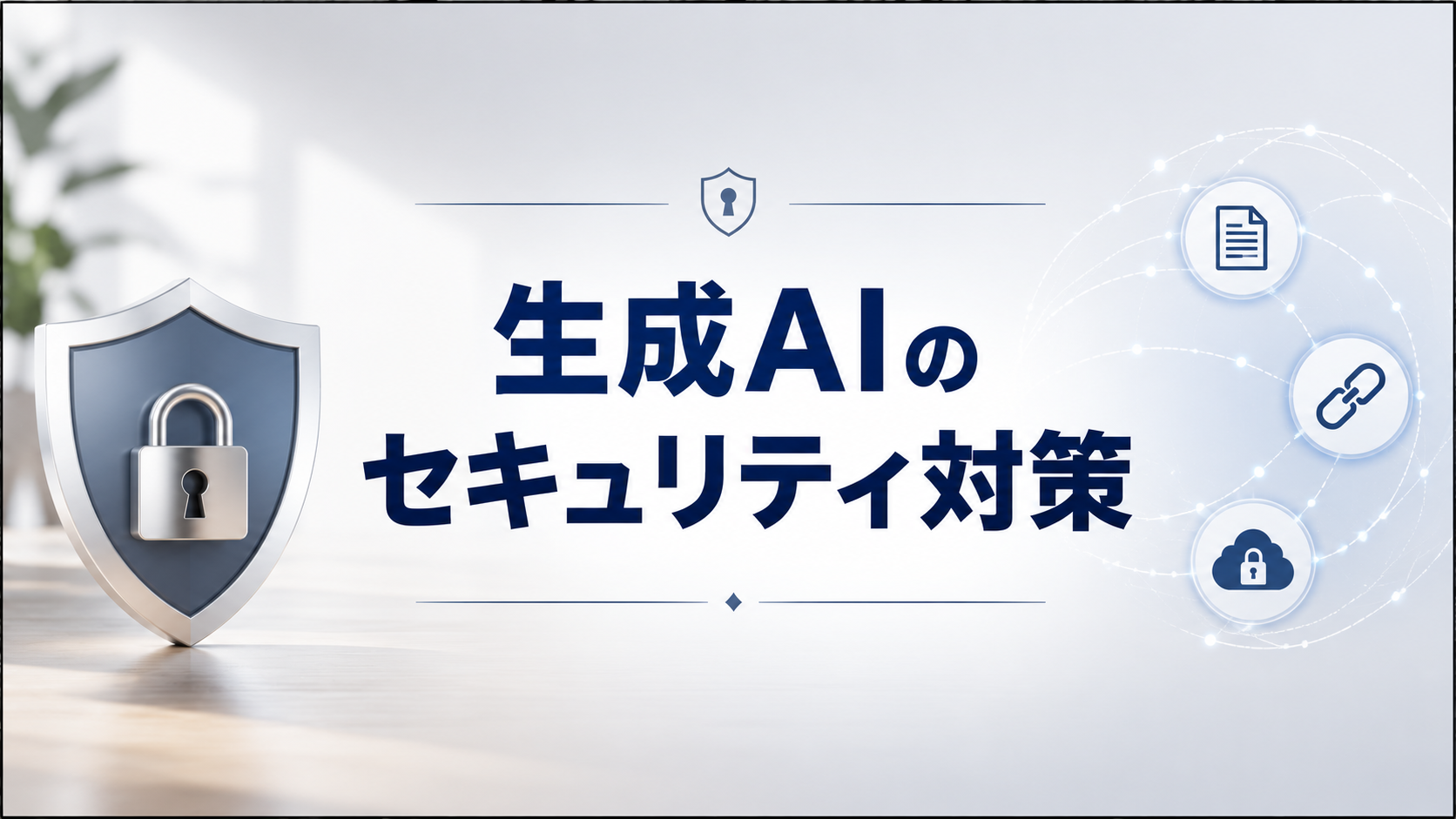 生成AIのリスク/セキュリティ対策｜ChatGPT・Claude・Geminiの設定と注意点