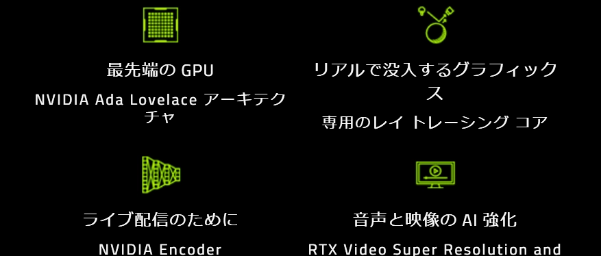 GeForce RTX 40シリーズとDLSS 3の特長