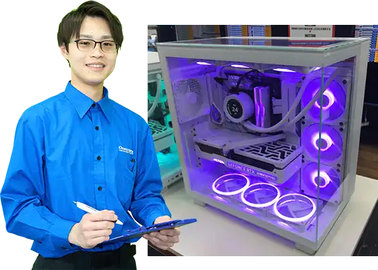 スタッフ・組み立てパソコンイメージ