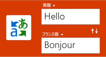 言語の壁を取り除く翻訳機能