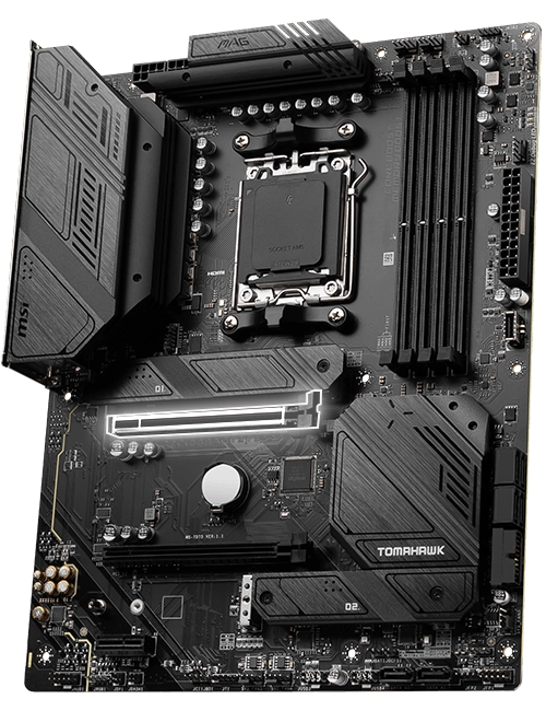 MSI MAG B650 TOMAHAWK WIFI (B650 AM5 ATX)_LIGHTNING GEN 4 PCI-E WITH STEEL ARMOR