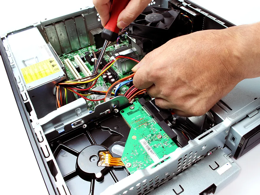 デスクトップパソコンの内部パーツ