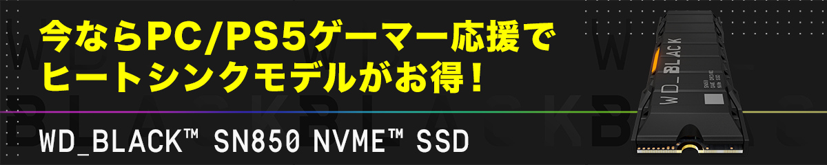 今ならPC/PS5ゲーマー応援でヒートシンクモデルがお得!