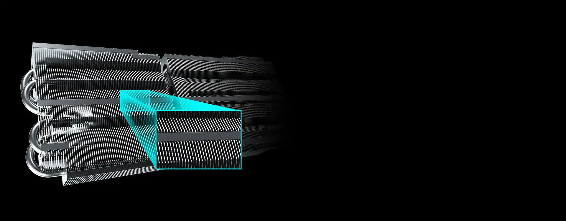 ASRock Radeon RX 7800 XT Challenger 16GB OC (RX7800XT CL 16GO)_放熱性を向上させる、高密度金属溶接