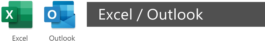 Excel/Outlook