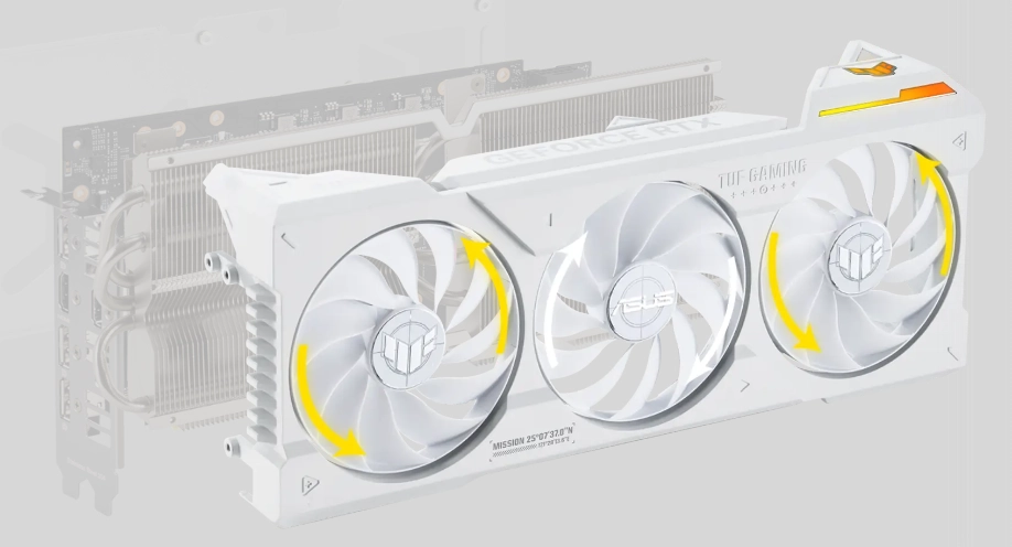 ASUS TUF-RTX4070TIS-O16G-WHITE-GAMING (GeForce RTX 4070 Ti SUPER 16GB)_新しい方向性