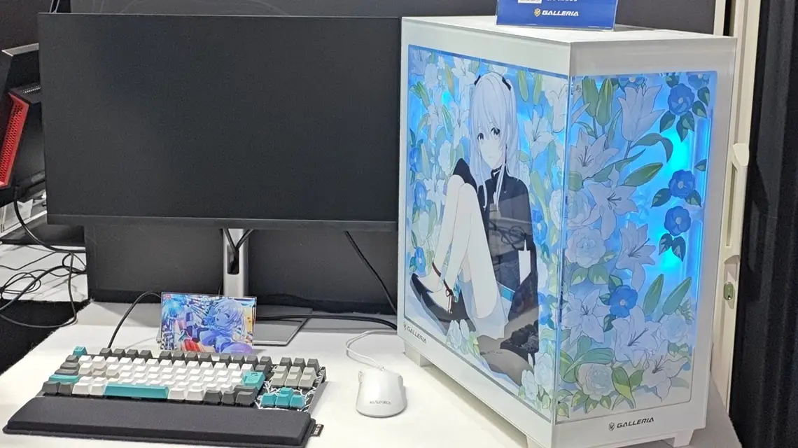 REALFORCEブースで使用されていたGALLERIA(2)
