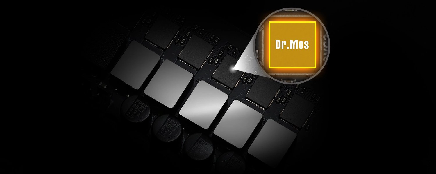 ASRock B650M-HDV/M.2 (B650 AM5 MicroATX)_最適化されたVRM設計「Dr.MOS」