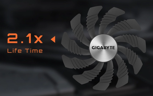 GIGABYTE GV-N406TWF2OC-16GD (GeForce RTX 4060 Ti 16GB)_グラフェンナノ潤滑剤