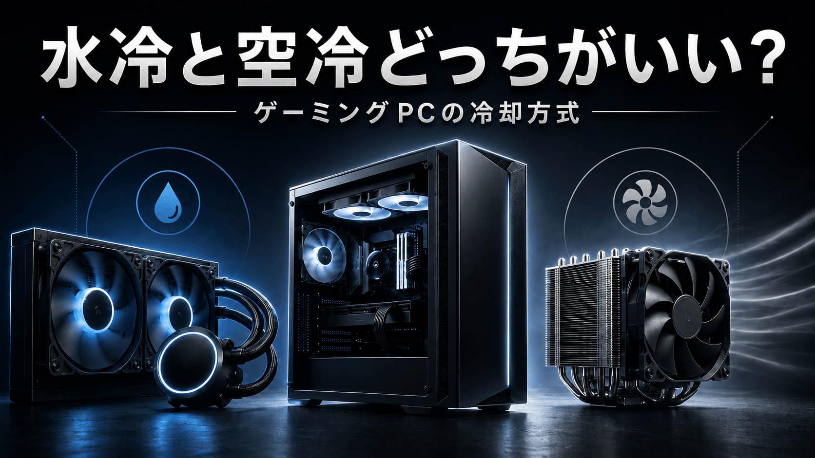 ゲーミングPCは水冷と空冷どっちがいい？