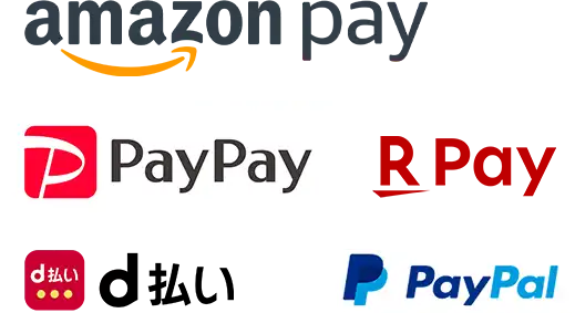 amazon pay、PayPay、楽天ペイ、d払い、PayPal