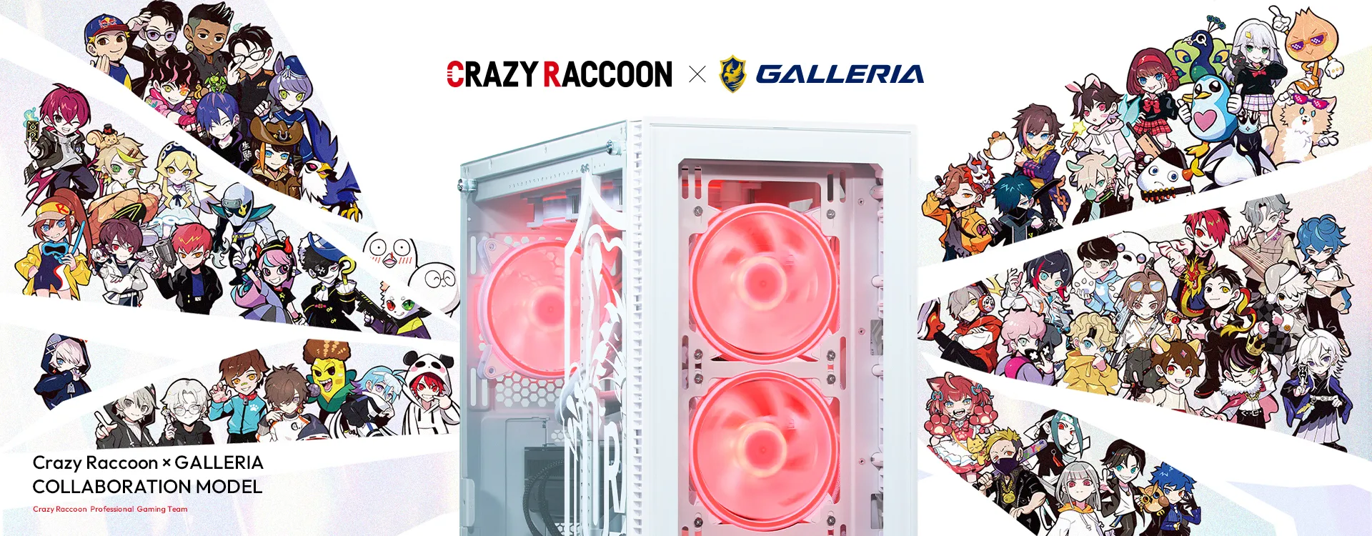 GALLERIA Crazy Raccoon コラボモデル