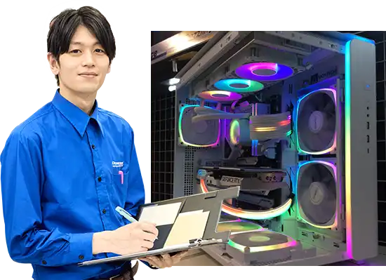 スタッフ・組み立てパソコンイメージ