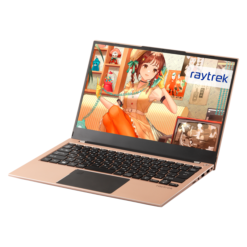 raytrek イラスト向けモデルPC」 のシリーズに 選べる2色のカラーで14 