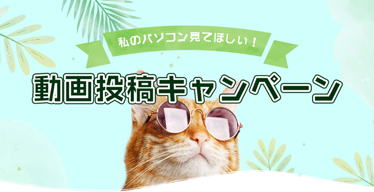 私のパソコン見てほしい!YouTube動画投稿キャンペーン