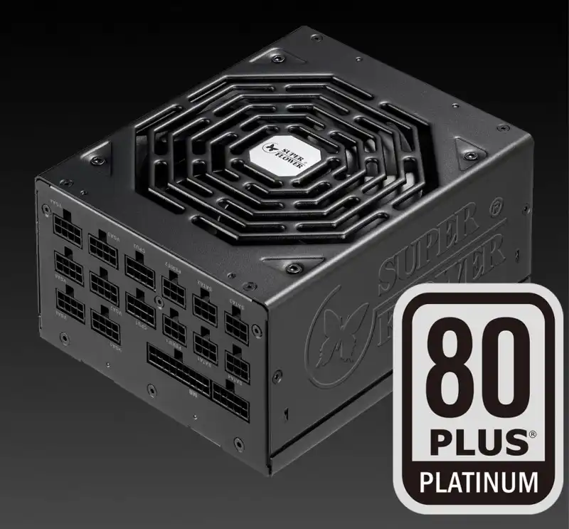 SUPER FLOWER LEADEX PLATINUM SE 1000W-BK (1000W)_80 PLUS PLATINUM認証の高効率
