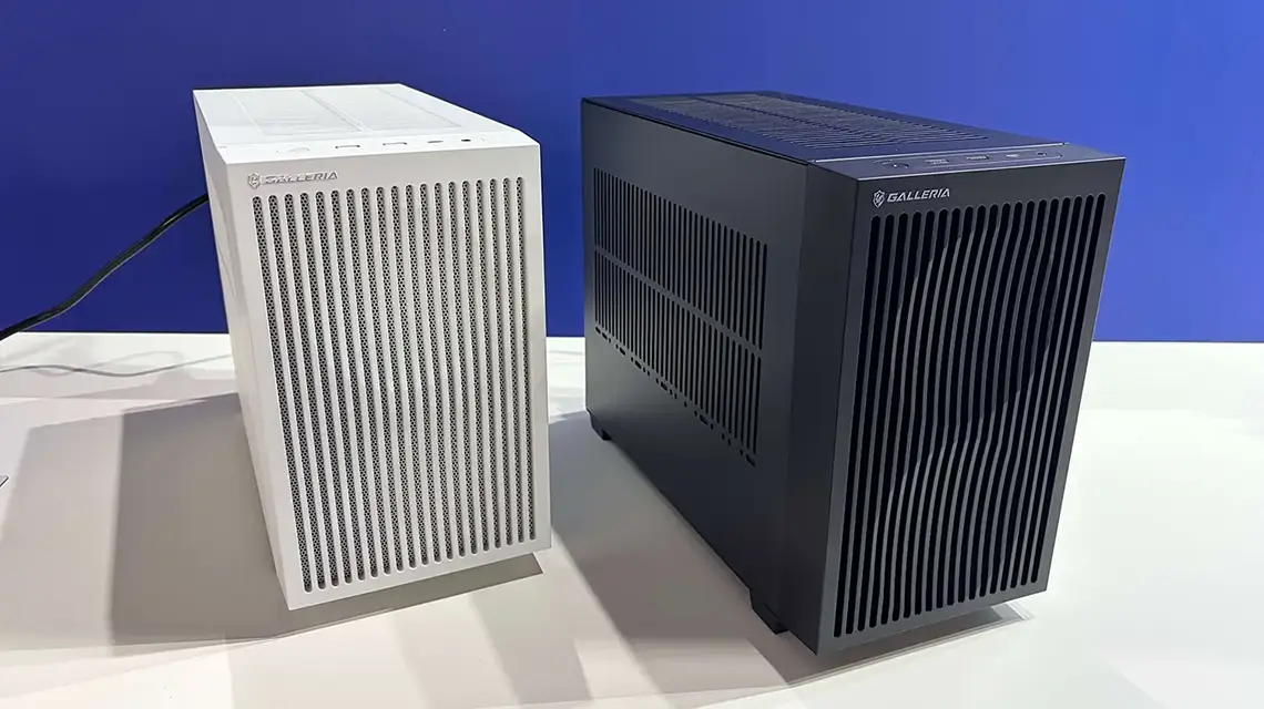 GALLERIAブースに展示された最新モデル・コラボPC(1)