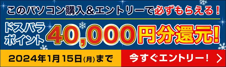冬の大感謝祭40000