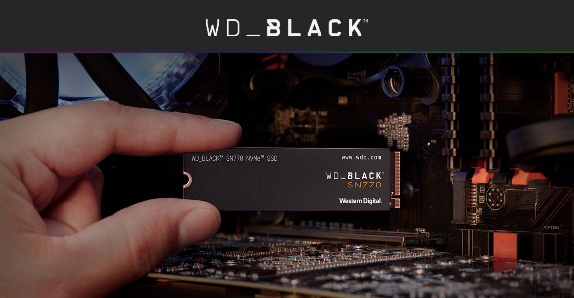 Western Digital WD_BLACK SN770 NVMe SSD