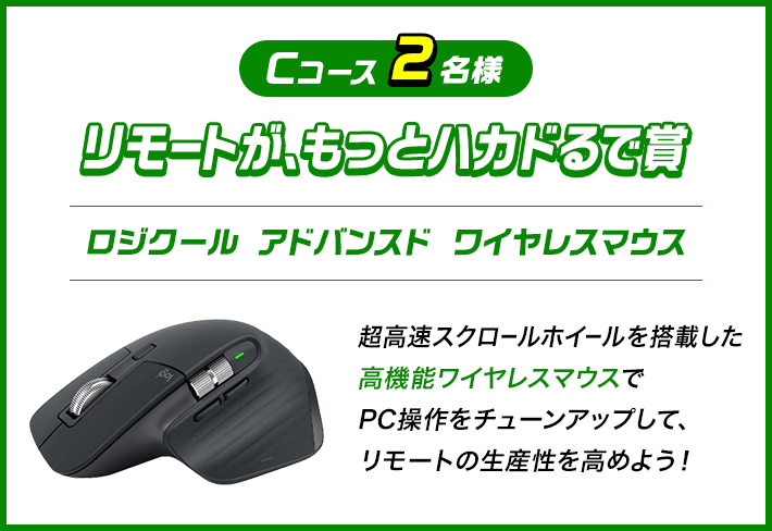 C リモートが、もっとハカドるで賞