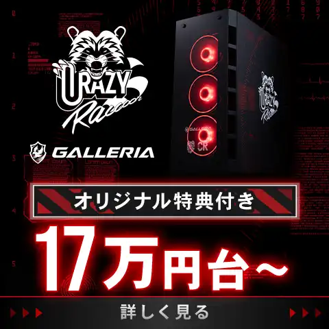 CRAZY RACCOON x GALLERIA コラボレーションモデル