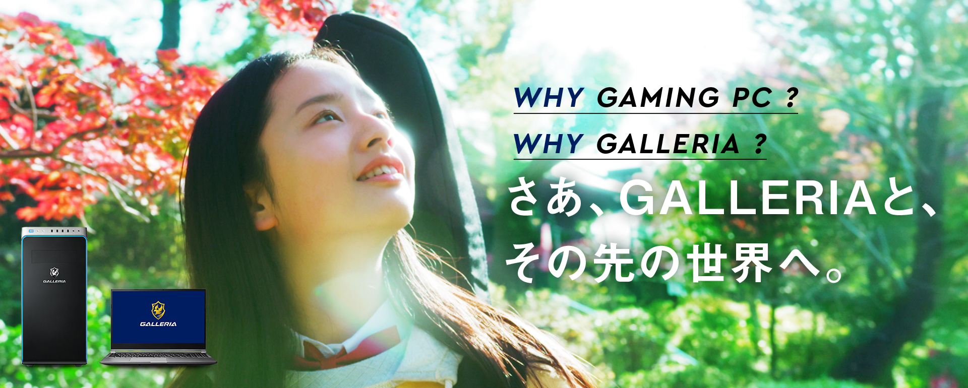 WHY GAMING PC ? WHY GALLERIA ?