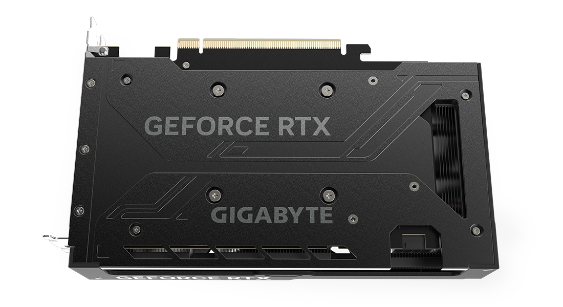 GIGABYTE GV-N406TWF2OC-16GD (GeForce RTX 4060 Ti 16GB)_保護メタルバックプレート