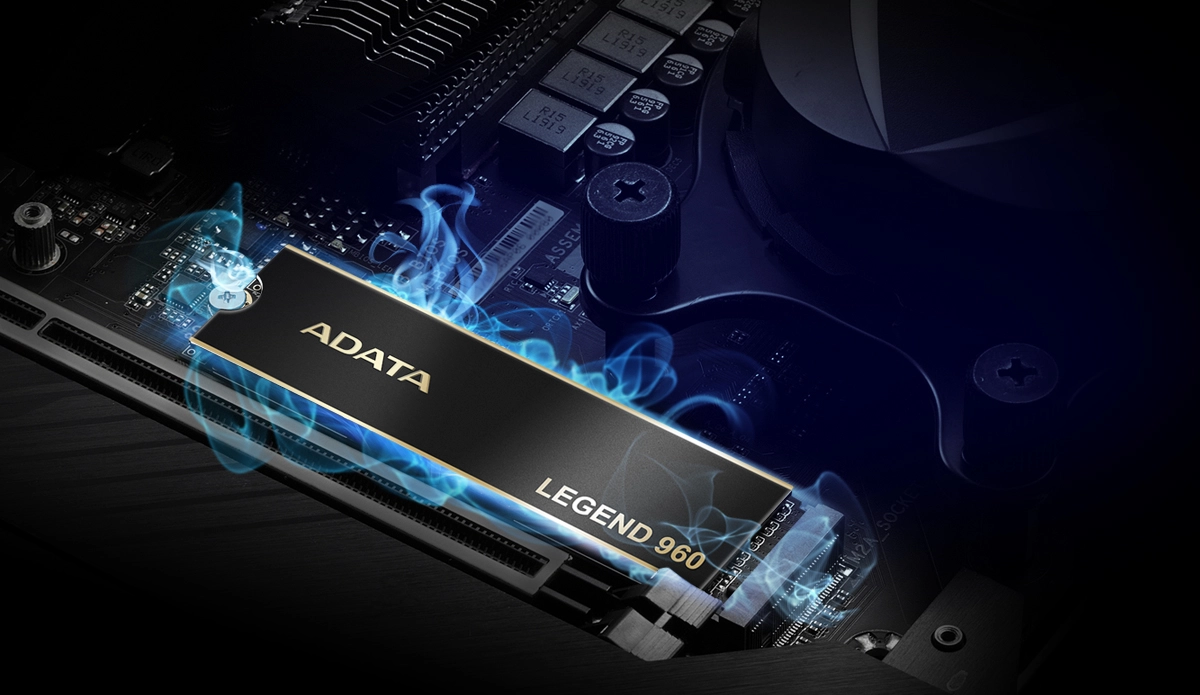 ADATA ALEG-960-1TCS-DP (M.2 2280 1TB) ドスパラ限定モデル_冷却力とクールな外観