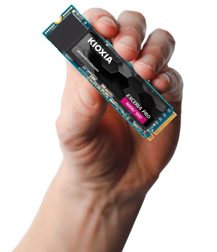 KIOXIA EXCERIA PRO SSD-CK1.0N4P/J (M.2 2280 1TB)_小さくてコンパクトなフォームファクター