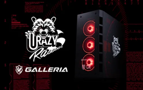 GALLERIA Crazy Raccoon コラボモデル