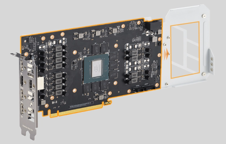 ASUS TUF-RTX4070TIS-O16G-WHITE-GAMING (GeForce RTX 4070 Ti SUPER 16GB)_優れた耐性「コンパクトなPCB」