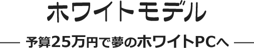 ホワイトモデル