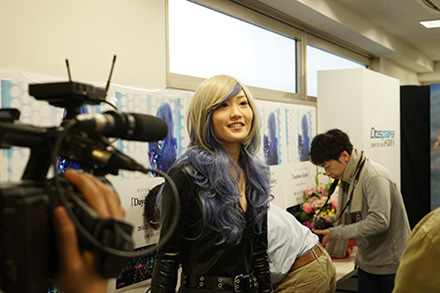 せきぐちあいみ世界初VRアート個展『Daydream Reality』の様子