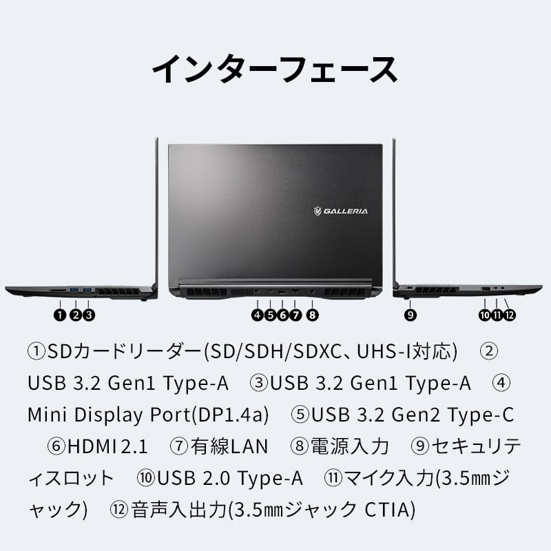 GALLERIA RL7C-R46-C5N Adobe Creative Cloud推奨スペックモデル