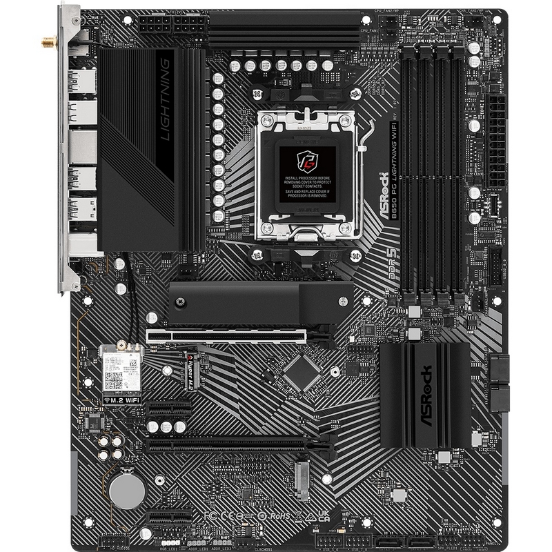 ASRock B650 PG LIGHTNING WiFi ドスパラ限定モデル ASRock B650 PG Lightning WiFi (B650 AM5 ATX) ドスパラ限定モデルを